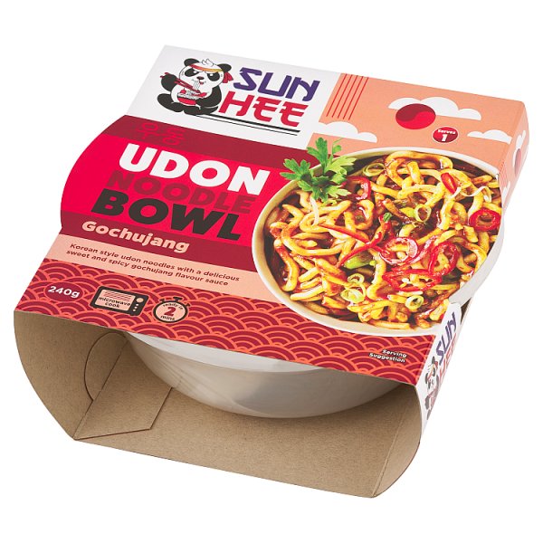 Sun Hee Danie z makaronem pszennym wstępnie ugotowanym i sosem gochujang 240 g