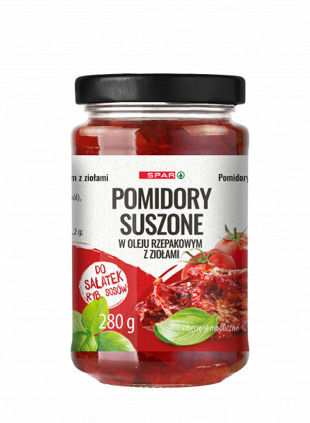 Pomidory Spar suszone w oleju z ziołami