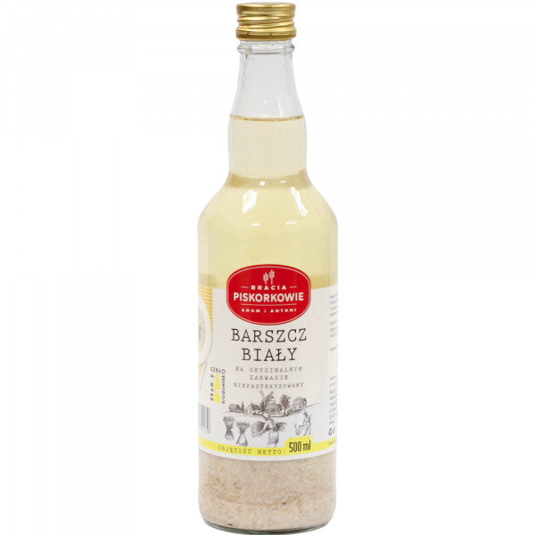 Zupa Bracia Piskorkowie barszcz biały na zakwasie butelka