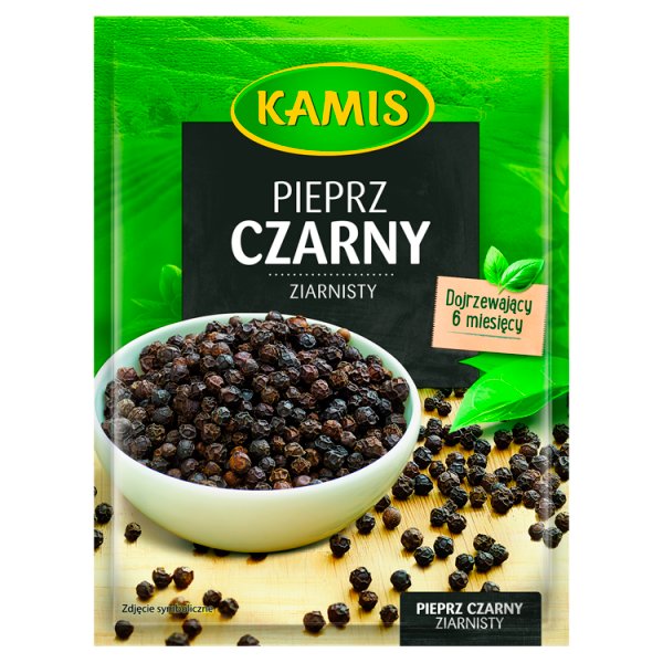 Kamis Pieprz czarny ziarnisty 16 g