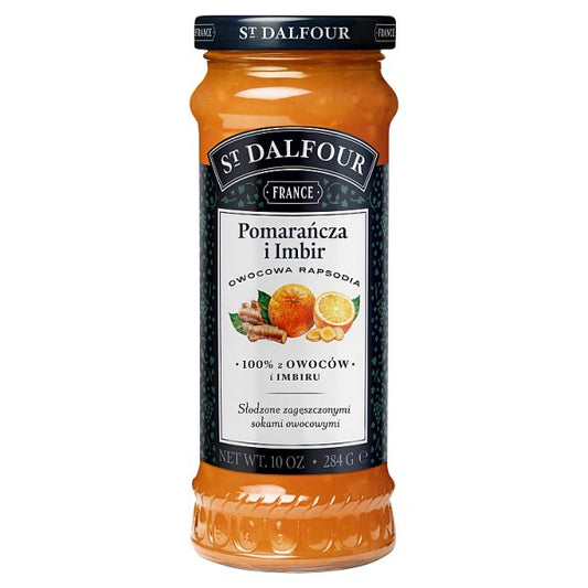 St. Dalfour Owocowa Rapsodia Produkt owocowy pomarańcza i imbir 284 g