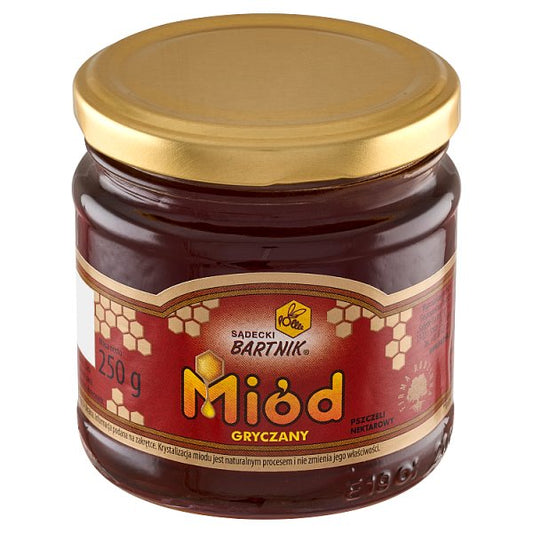 Sądecki Bartnik Miód pszczeli nektarowy gryczany 250 g