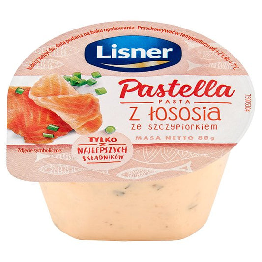 Lisner Pastella Pasta z łososia ze szczypiorkiem 80 g