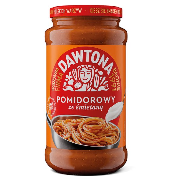 Dawtona Sos pomidorowy ze śmietaną 520 g
