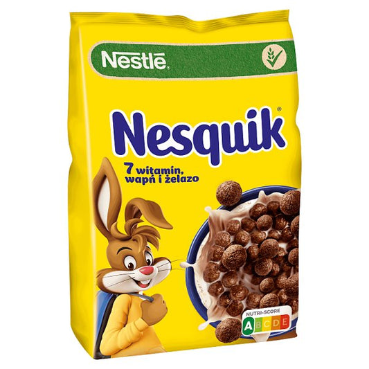 Nestlé Nesquik Zbożowe kuleczki o smaku czekoladowym 250 g