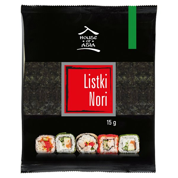 House of Asia Listki Nori 15 g (6 sztuk)
