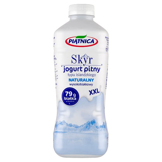 Piątnica XXL Skyr jogurt pitny typu islandzkiego naturalny 1 l