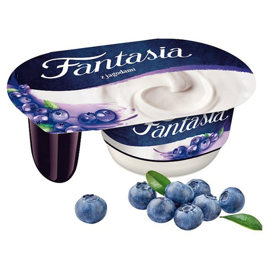Fantasia Jogurt kremowy z jagodami 118 g