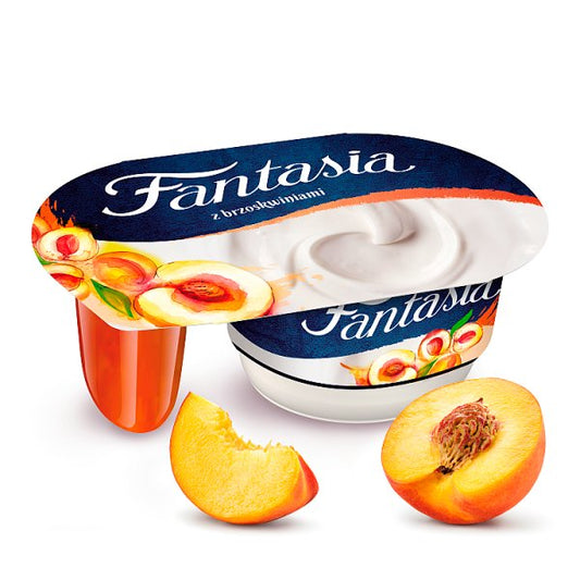 Fantasia Jogurt kremowy z brzoskwiniami 118 g