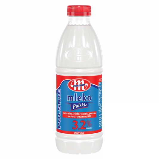 Mlekovita Mleko spożywcze Polskie 3,2% tłuszczu 1L