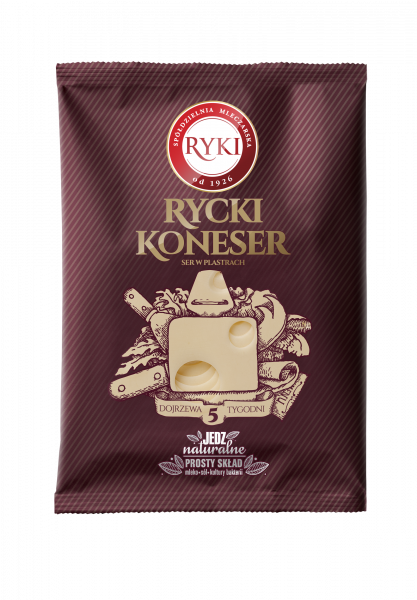 Ser Rycki Koneser w plastrach 135g