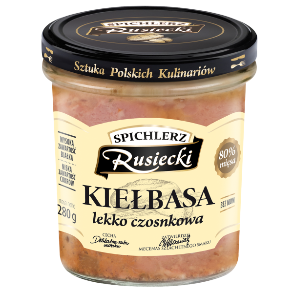 Spichlerz Rusiecki Kiełbasa lekko czosnkowa 280g