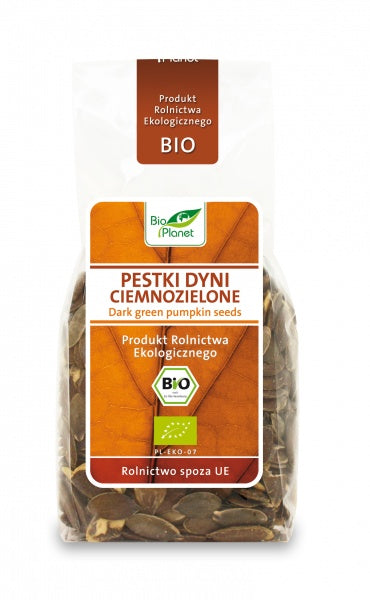 PESTKI DYNI CIEMNOZIELONE BIO 150 g - BIO PLANET