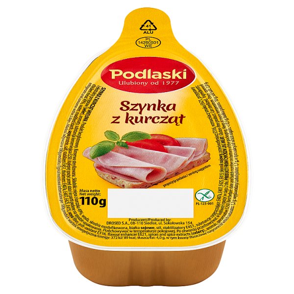 Podlaski Szynka z kurcząt 110 g