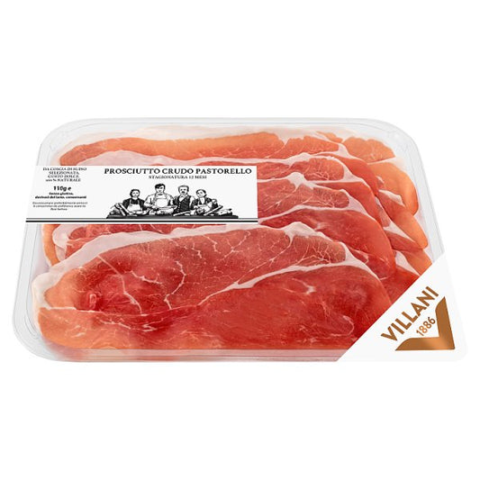 Salumi Villani Prosciutto Crudo Pastorello Szynka dojrzewająca 110 g